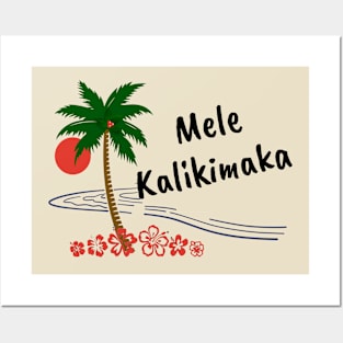 Mele Kalikimaka Merry Christmas Posters and Art